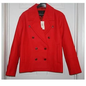 J.CREW WOOL MELTON PEACOAT